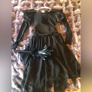 Girls size 7/8 Disney Wicked Witch Halloween Costume